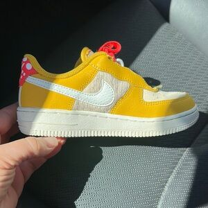 Kids Yellow and White Sneakers